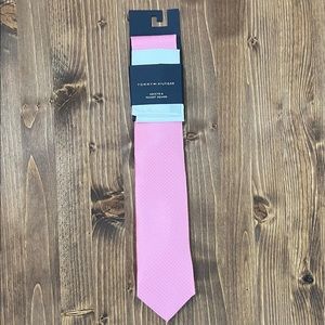 Tommy Hilfiger Polka Dot Tie and Pocket Square